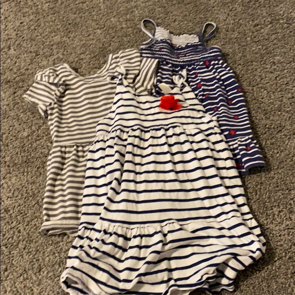 3 Stripe dresses